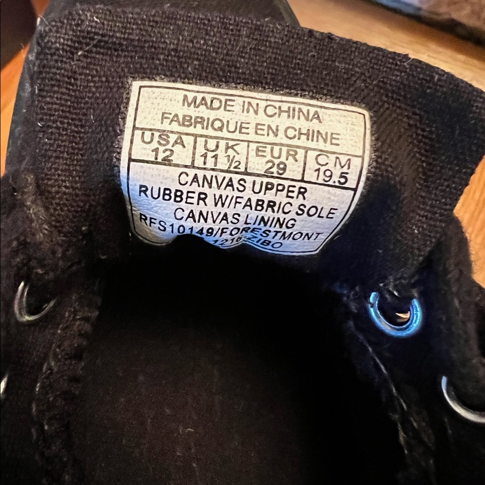 Polo by Ralph Lauren Black Sneakers - Picture 6 of 7
